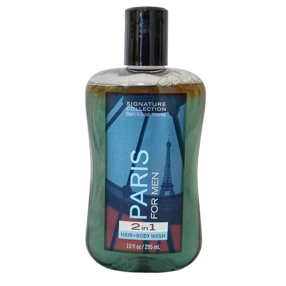 Bath & Body Works Paris For Men 2 in 1 Hair Body Wash 10 oz.
